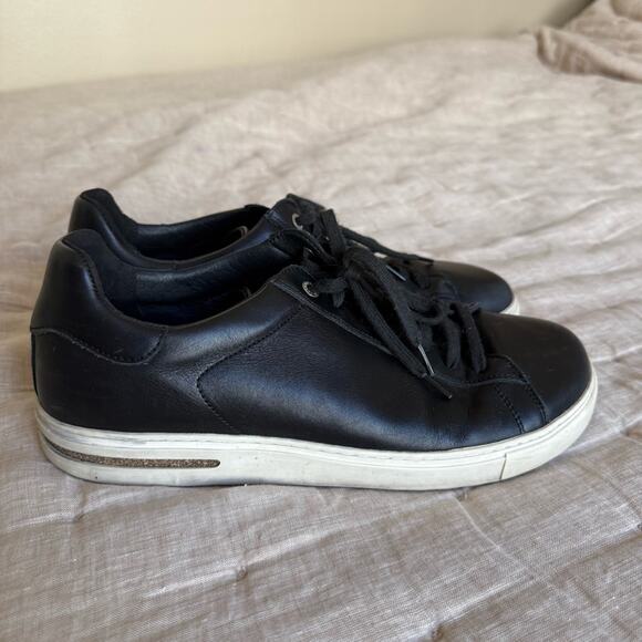 Birkenstock Bend Low Black Leather Sneakers size 11 - Picture 1 of 7